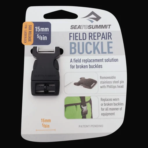 Buckle 15Mm Side Release 1 Pin Black, varasolki - Muut Retkeilyvarusteet - Buckle 15Mm Side Release 1 Pin Black, varasolki