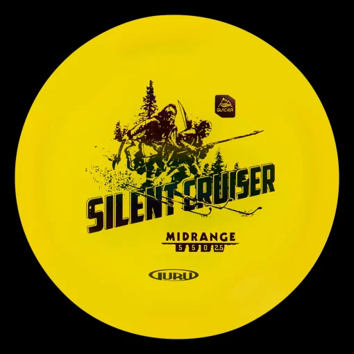Glacier Line Midrange Silent Cruiser, 170-175g, midrange frisbeegolfkiekko - Frisbeegolf - Glacier Line Midrange Silent Cruiser, 170-175g, midrange frisbeegolfkiekko