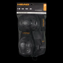 Head Kid Protection Set Blk-23/24, suojasetti rullaluisteluun lapset -  - Head Kid Protection Set Blk-23/24, suojasetti rullaluisteluun lapset