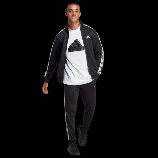 Basic 3-Stripes Tricot Tracksuit, verryttelyasu, miehe - Vapaa-Ajan Housut - Basic 3-Stripes Tricot Tracksuit, verryttelyasu, miehe