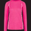 Lekker Long Sleeve, naisten villapaita - Villakerrastot yläosat naiset - Lekker Long Sleeve, naisten villapaita