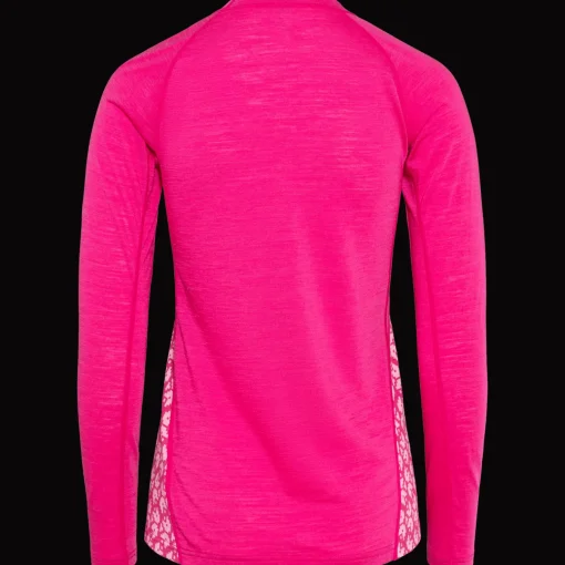 Lekker Long Sleeve, naisten villapaita - Villakerrastot yläosat naiset - Lekker Long Sleeve, naisten villapaita