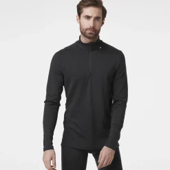 Lifa Merino Midweight 1/2 Zip, miesten villakerrastopaita - Villakerrastot yläosat miehet - Lifa Merino Midweight 1/2 Zip, miesten villakerrastopaita